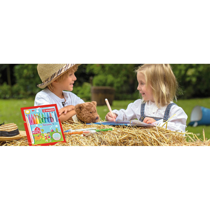 STABILO Trio Jumbo Vláknový fix 12 ks STABILO Trio Jumbo Vláknový fix 12 ks