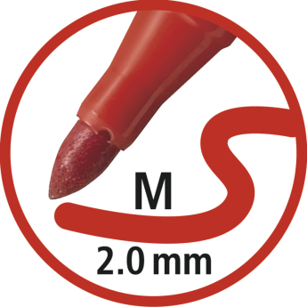 Fixy STABILO® power 12 ks nevysychající