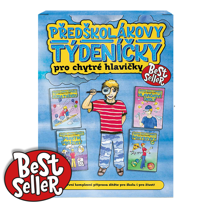 Předškolákovy týdeníčky pro chytré hlavičky – přímo od autorů