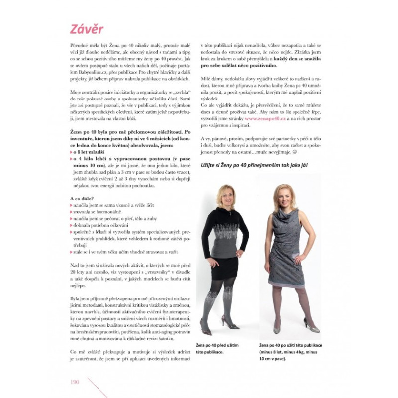 Žena po 40 – sebevědomá a v kondici – přímo od autorů