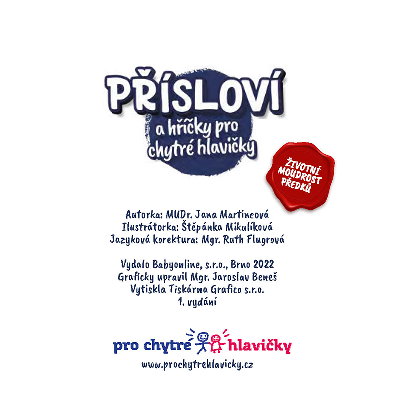 Přísloví a hříčky pro chytré hlavičky