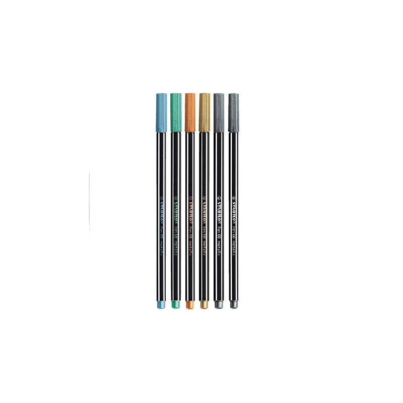 STABILO Pen 68 metallic - prémiový metalický vláknový fix