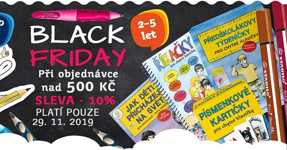 Black Friday na Prochytréhlavičky.cz