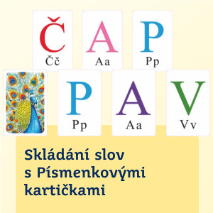 Skládání slov s Písmenkovými kartičkami