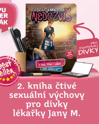 2. kniha čtivé sexuální výchovy pro dívky lékařky Jany M.