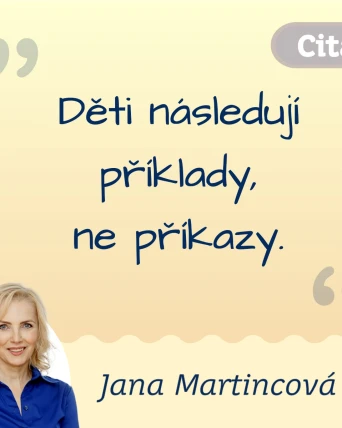 Děti následují příklady, ne příkazy