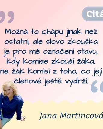 U zkoušky je zkoušen žák, nikoli komise