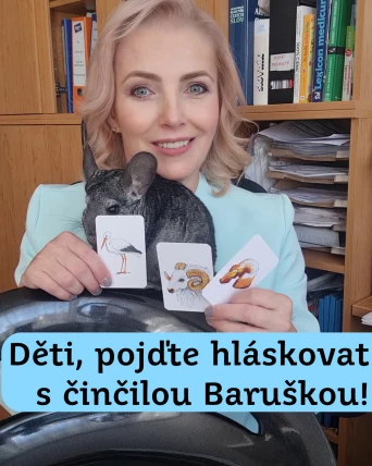 Video: hláskujte s činčilou Baruškou!
