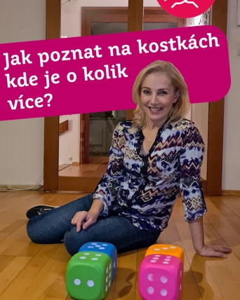 Video: Jak poznat na kostkách, kde je o kolik více?