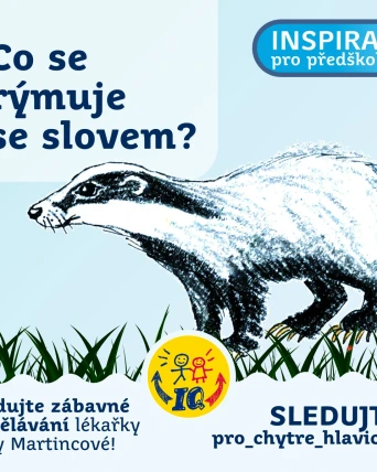 Inspirace pro předškoláky: Jezevec