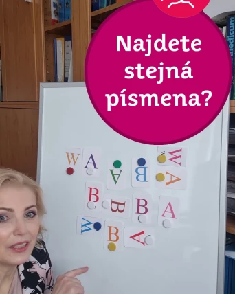 Najdete stejná písmena?