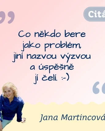 Berme problém jako výzvu