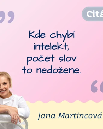 Kde chybí intelekt, počet slov to nedožene