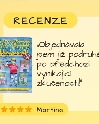 Recenze knížky: Předškolákovy týdeníčky