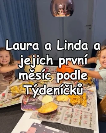 1. měsíc předškolní přípravy podle Týdeníčků – Laura a Linda