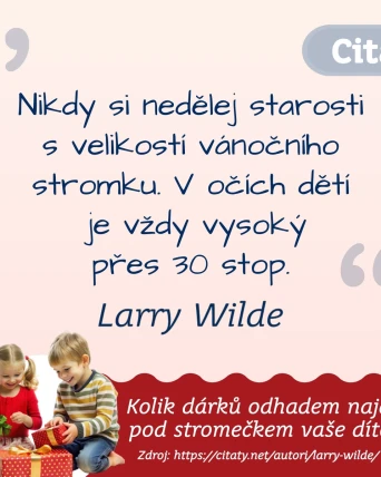 Velikost vánočního stromku