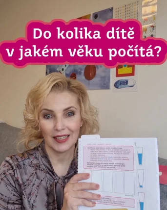 Do kolika dítě v jakém věku počítá?