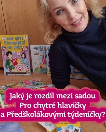 Jaký je rozdíl mezi sadou Pro chytré hlavičky a Předškolákovými týdeníčky?