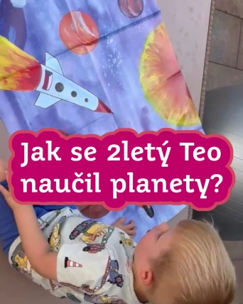 Jak se 2letý Teo naučil planety?