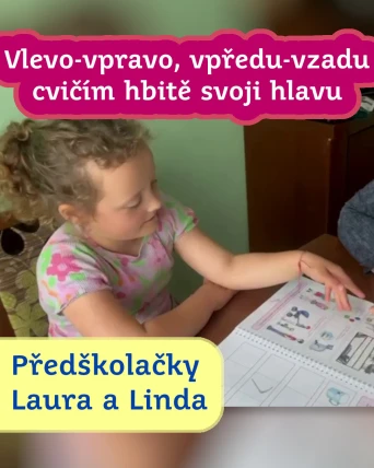 Předškolačky Laura a Linda: Hlavičkové úkoly