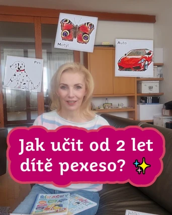 Jak učit od 2 let dítě pexeso?