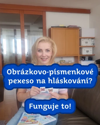 Obrázkovo-písmenkové pexeso na hláskování