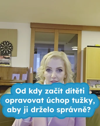 Od kdy začít dítěti opravovat úchop tužky?