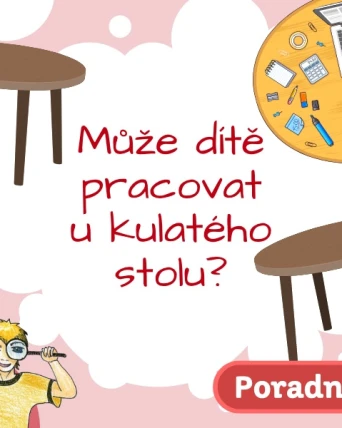 Může dítě pracovat u kulatého stolu?