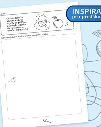 Inspirace pro předškoláky: Jablíčko